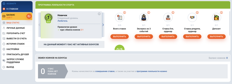  Программа лояльности Мостбет